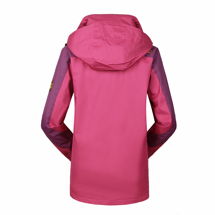 情侶款兩件套雙面絨沖鋒衣防風(fēng)擋雨戶(hù)外釣魚(yú)登山定做加工訂LOGO