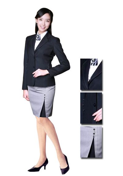 女夏職業(yè)裝 女白領(lǐng)職業(yè)裝 職業(yè)裝定做廠(chǎng)家